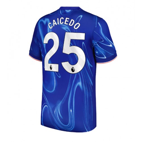 Chelsea Moises Caicedo #25 Domaci Dres 2024-25 Kratak Rukav